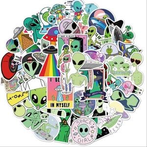 $2 ALIEN STICKERS 20 AT RANDOM. $2 WITH ANY $10 ORDER OR MORE